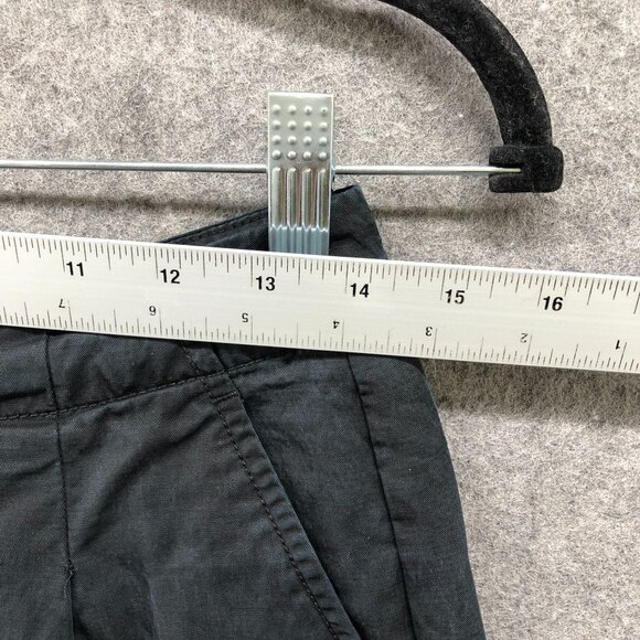 Gap High Rise Softsuit Trousers Womens 4 Black Pleated Front Tencel Wide Leg - Picture 5 of 9